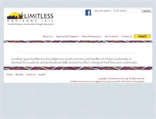 Tablet Screenshot of limitlesshorizonsixil.org